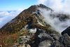 19　アカヌケ沢ノ頭から観音岳（2840m)を望む